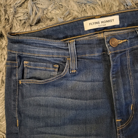 Flying Monkey Platinum sz 28 Soft Jean~Inseam:25" Rise:10" - Picture 4 of 6